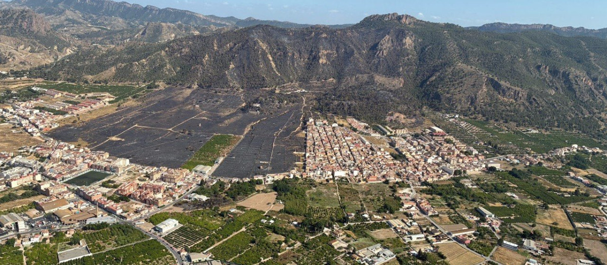 El incendio de Los Garres ya está estabilizado