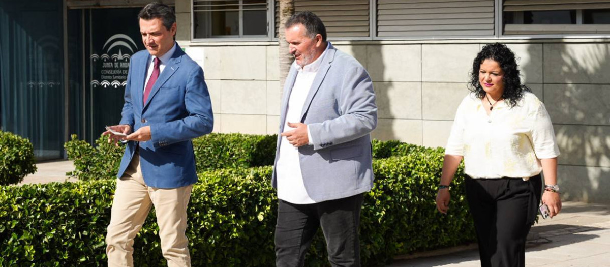 José María Bellido y Paco Franco, en Encinarejo