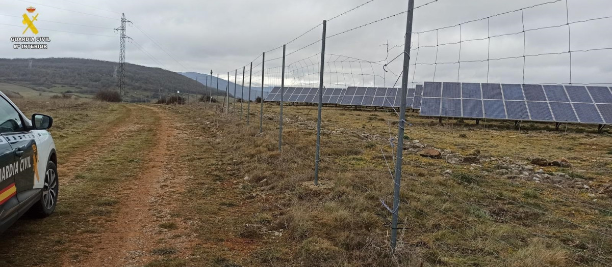 Planta solar donde se ha producido el robo