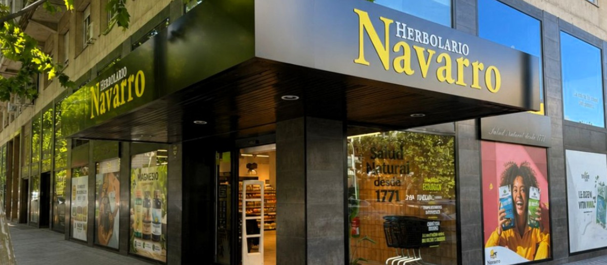 Imagen de apertura de una tienda de Herbolario Navarro en Madrid