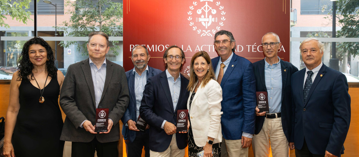 Imagen de la presentación de los Premios Actividad Técnica del COIICV