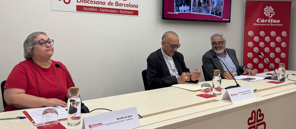 Momento del inicio de la rueda de prensa de presentación de la memoria 2025 de Càritas de Barcelona

EUROPA PRESS
04/6/2026
