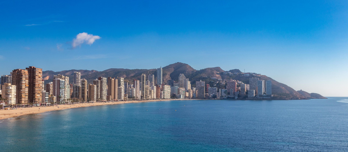 Imagen de la ciudad de Benidorm