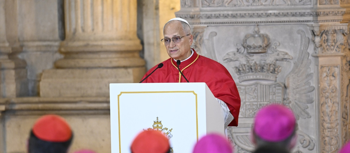El Santo Padre dirige el primer mensaje de su visita a España en el Palacio Real de Madrid