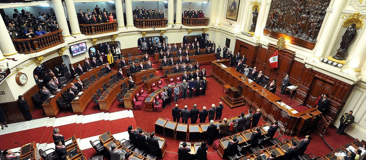 Vista panorámica del Congreso de Perú, eternamente salpicado de casos de abusos y corrupción