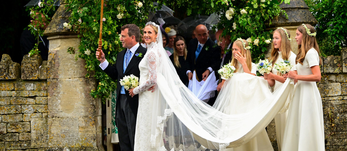 Mandatory Credit: Photo by Victoria Jones/Shutterstock (16908094ch)
Peter Phillips and Harriet Sperling
Peter Phillips and Harriet Sperling's Wedding, All Saints Church, Kemble, Cirencester, UK - 06 Jun 2026