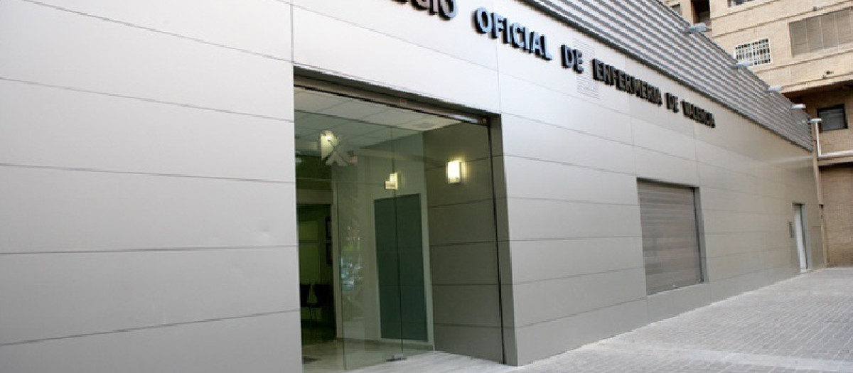 Imagen de la sede del Colegio de Enfermería de Valencia