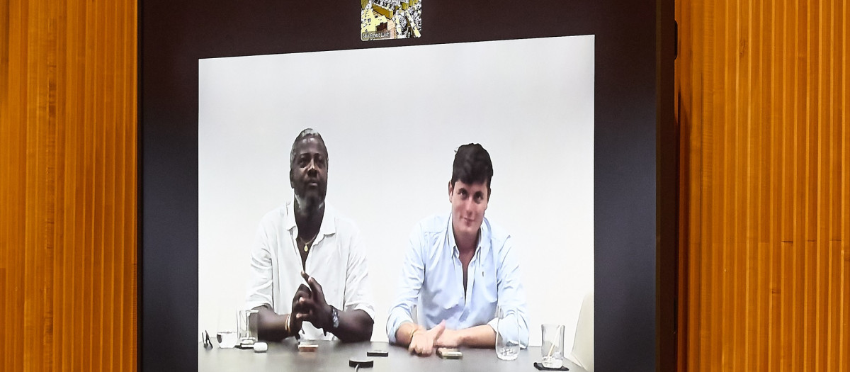Bertrand Ndongo y Vito Quiles intervienen online en un acto de Vox en el Congreso