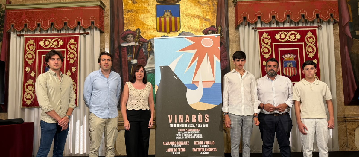Presentación del cartel de la novillada de Vinaroz