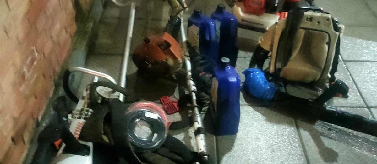 Maquinaria agrícola robada y recuperada por la Guardia Civil de Córdoba