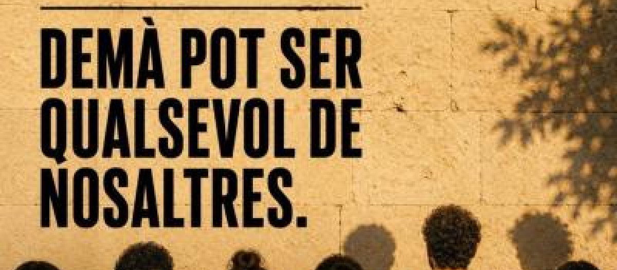 Cartel en apoyo a Balti