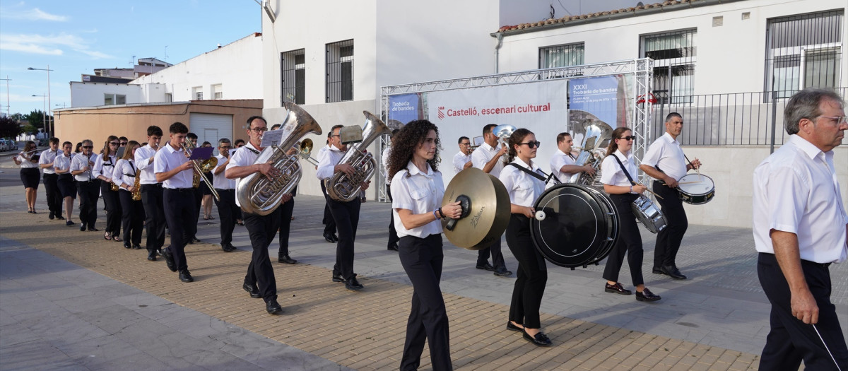 Imagen de una banda de música de Castellón

REMITIDA / HANDOUT por DIPUTACIÓN DE CASTELLÓN
Fotografía remitida a medios de comunicación exclusivamente para ilustrar la noticia a la que hace referencia la imagen, y citando la procedencia de la imagen en la firma
14/6/2026
