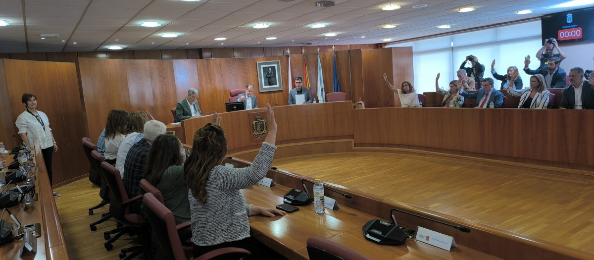 Pleno extraordinario en Vigo sobre  la imputación de la concejal de Seguridad por homicidio imprudente por el accidente mortal del Saltamontes.

EUROPA PRESS
19/6/2026