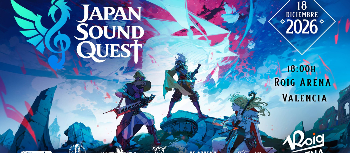 Cartel promocional del Japan Sound Quest que se celebrará en el Roig Arena de Valencia