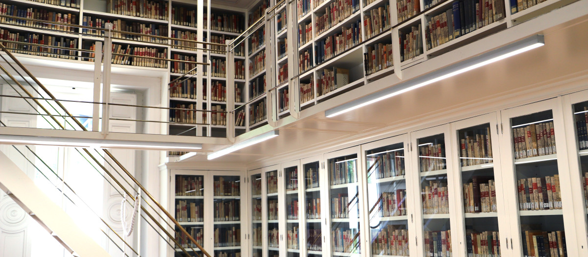 Biblioteca de Ortega y Gasset en la fundación Ortega-Marañón
