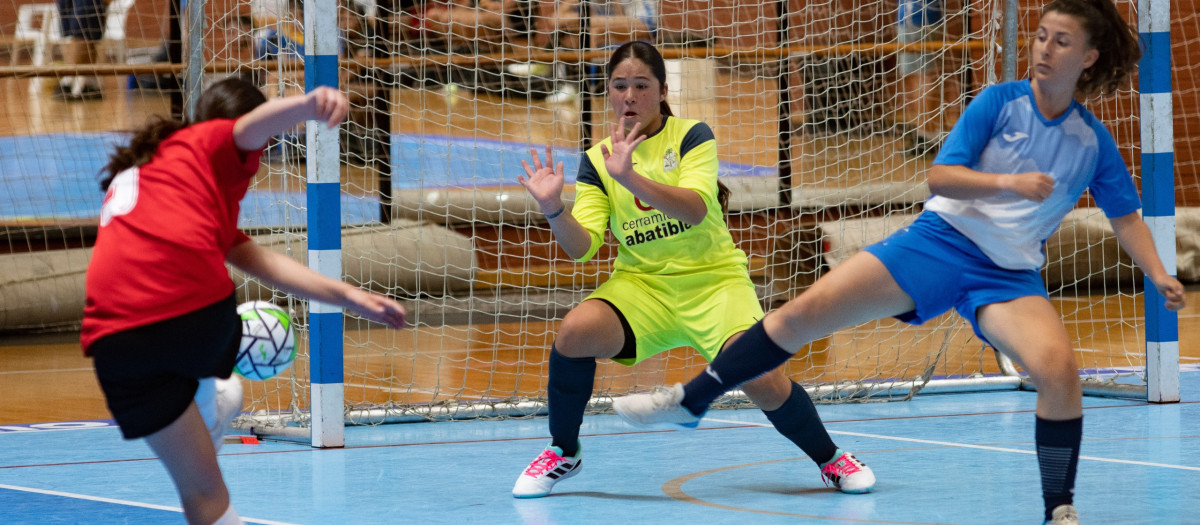 Imagen de uno de los partidos del torneo