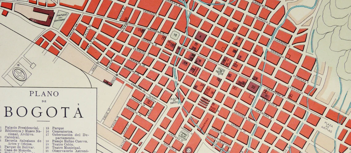 Plano de Bogotá