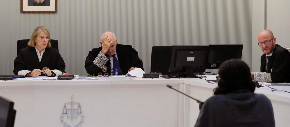 El presunto asesino, cuando fue juzgado por la Audiencia Nacional en 2018
