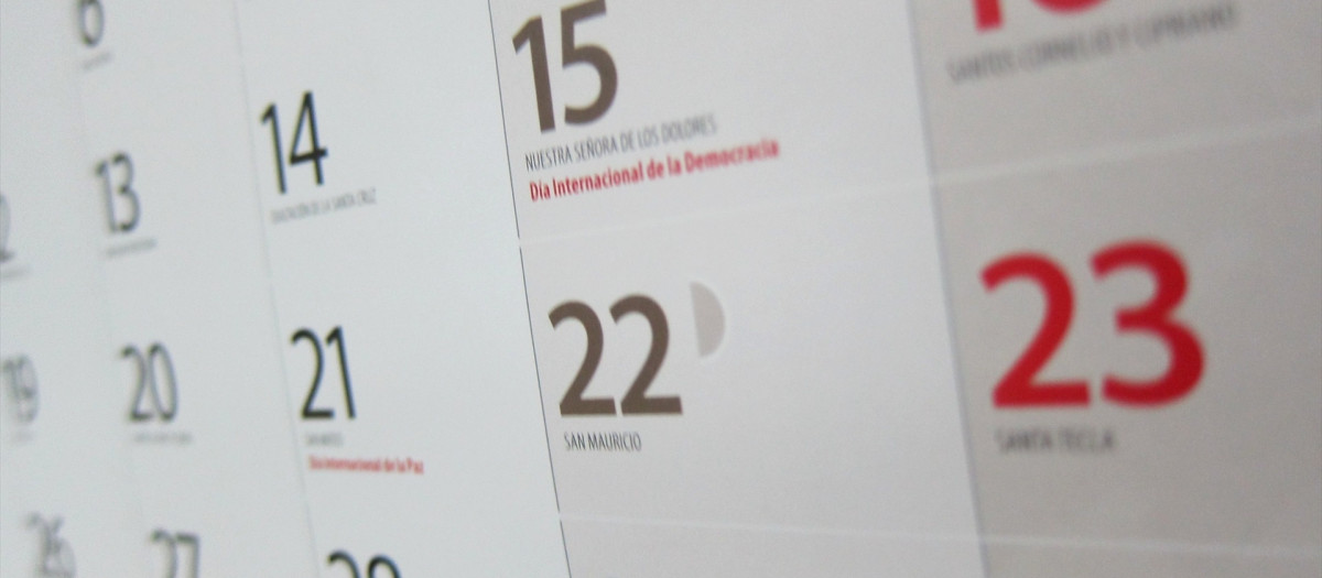 (Foto de ARCHIVO)
El calendario laboral balear tendrá 15 festivos en 2018


07/7/2017