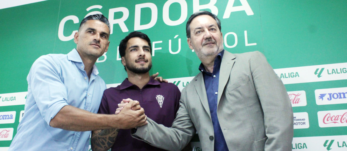 Dani Tasende junto a Juanito y Antonio Fernández Monterrubio