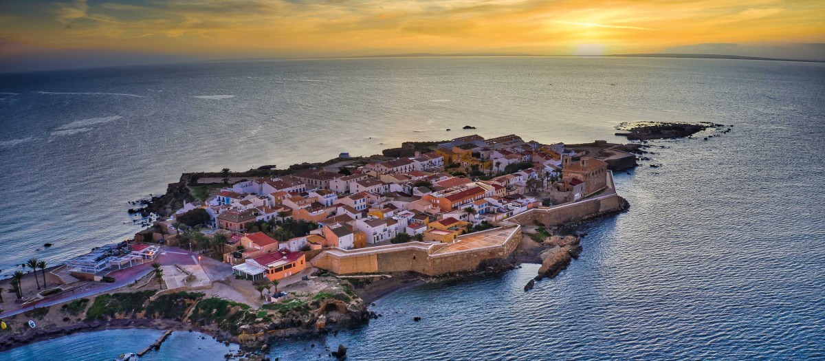 Imagen de la isla de Tabarca