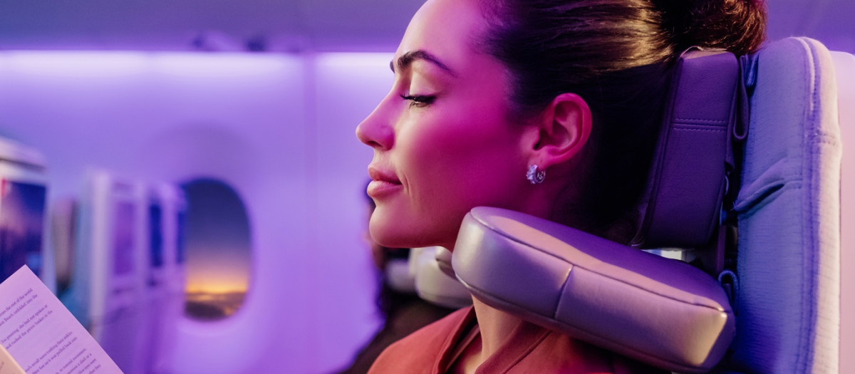 U-Dream, el nuevo reposacabezas de Emirates para la Clase Turista