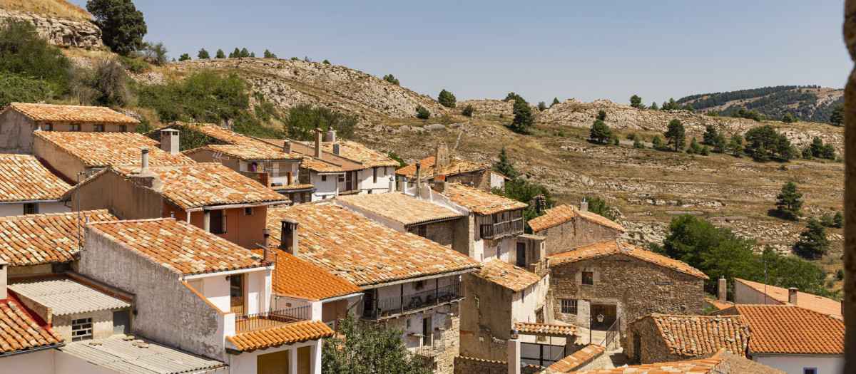Imagen de la pequeña localidad de Castell de Cabres, en Castellón