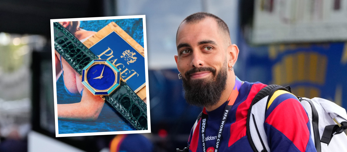 Borja Iglesias y su exclusivo reloj