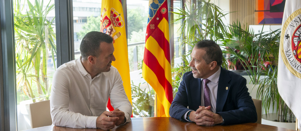 Mompó se reúne con rector UPV