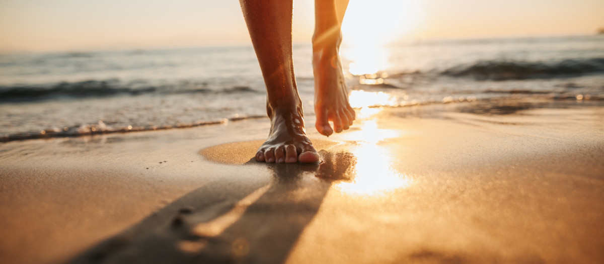 Caminar por la playa
