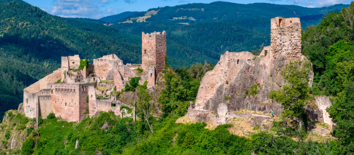 Castillos de Ribeauvillé, en Alsacia (Francia)