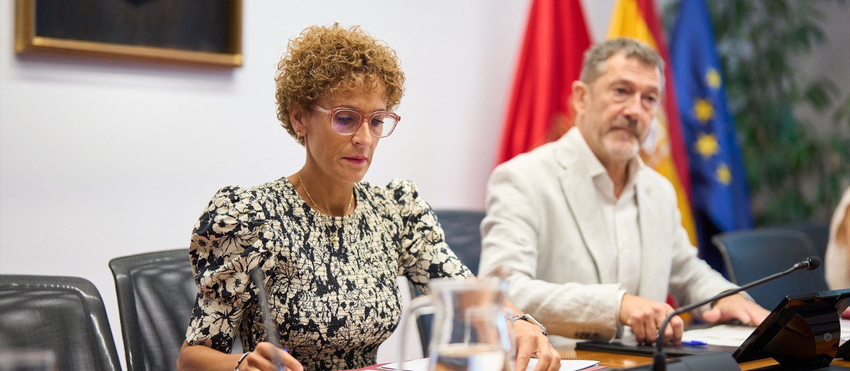 La presidenta de Navarra, María Chivite.

REMITIDA / HANDOUT por PARLAMENTO DE NAVARRA
Fotografía remitida a medios de comunicación exclusivamente para ilustrar la noticia a la que hace referencia la imagen, y citando la procedencia de la imagen en la firma
24/7/2026