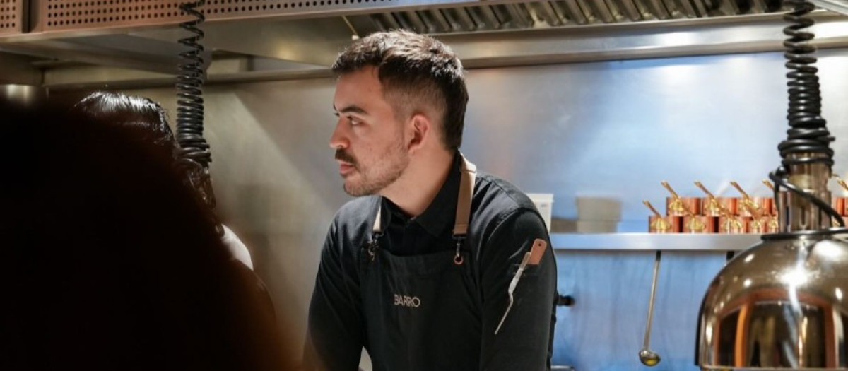 Carlos Casillas, chef del restaurante Barro, en Ávila