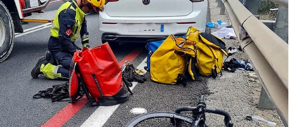 Los accidentes entre coches y bicis son muy habituales