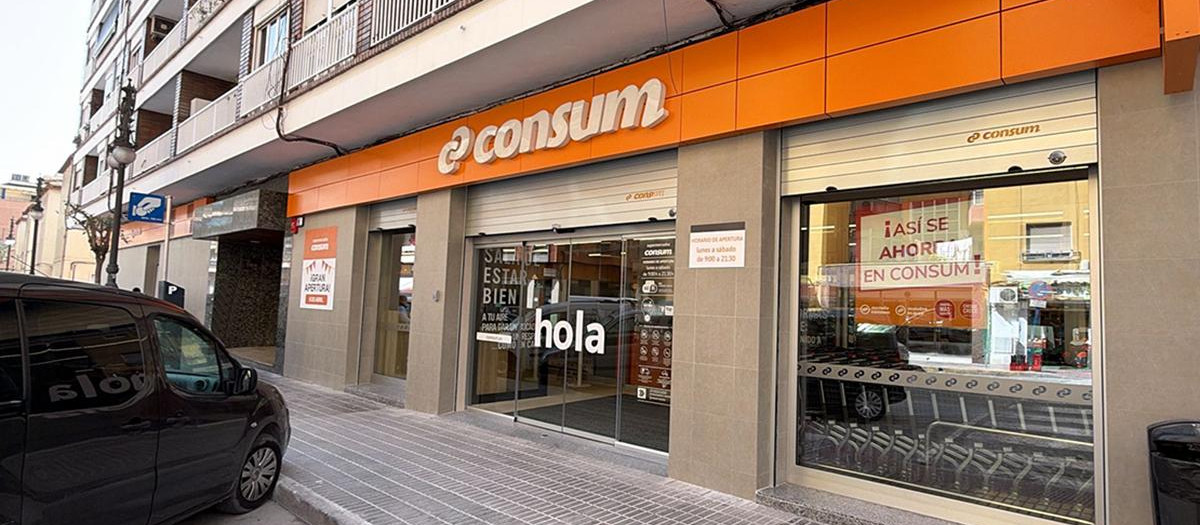 Imagen tomada en un supermercado de Consum