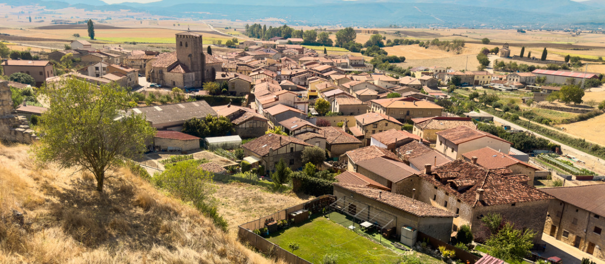 Vista panorámica de Santa Gadea del Cid, en Burgos