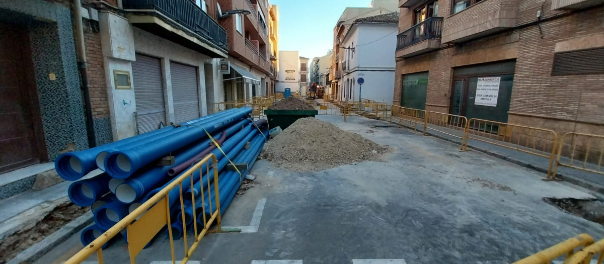 Renovación de la red de saneamiento de Xirivella