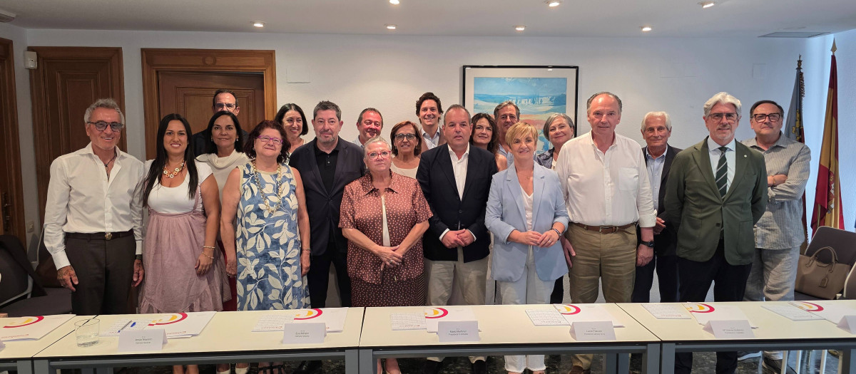 Imagen de la reunión celebrada este lunes