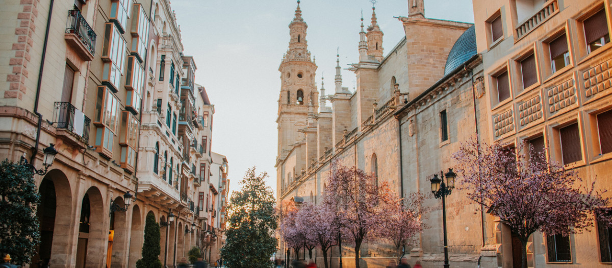 Calle de Logroño, en La Rioja