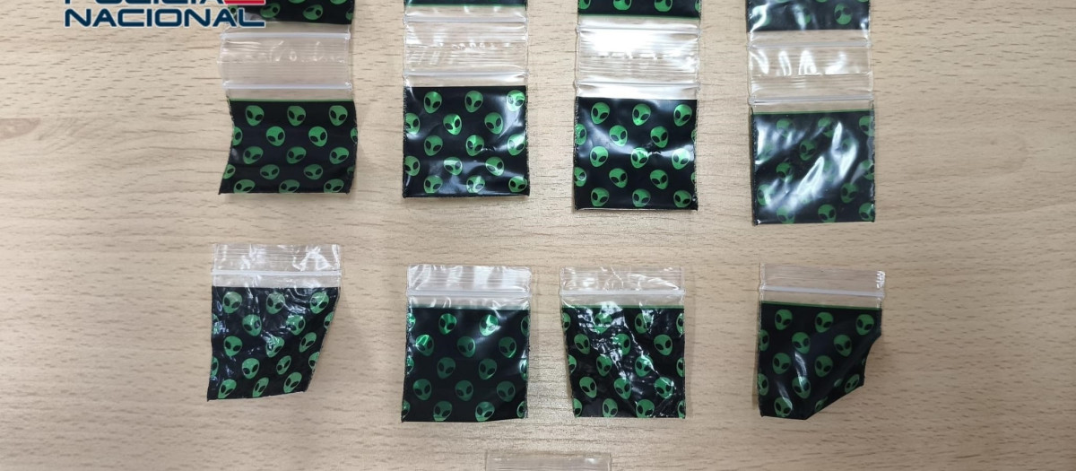 Imagen de la droga intervenida