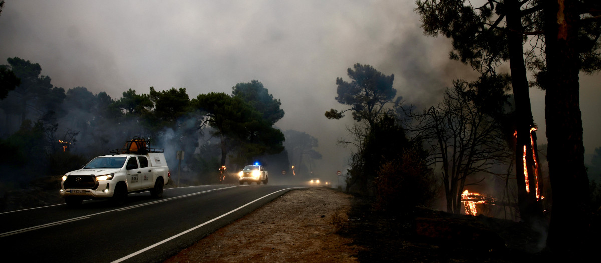 Incendio en Navaluenga