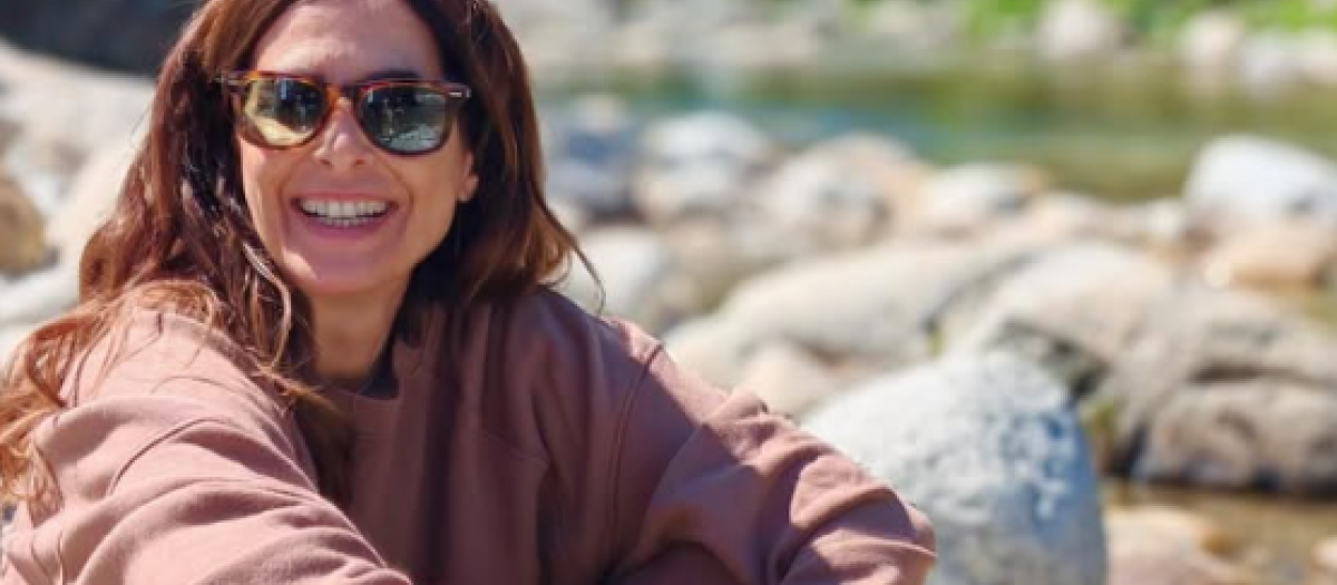 Nuria Roca en la sierra de Gredos
