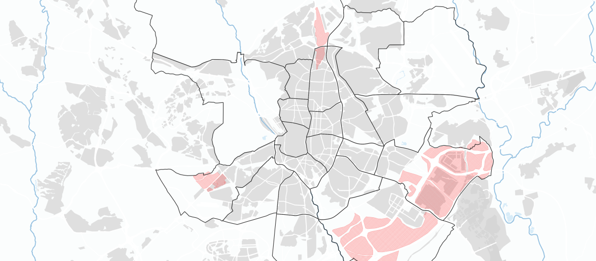 Madrid con sus nuevos barrios