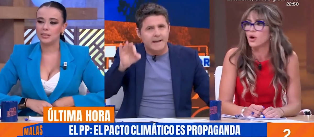 Cintora, junto a Sarah Santaolla y Arancha Sánchez