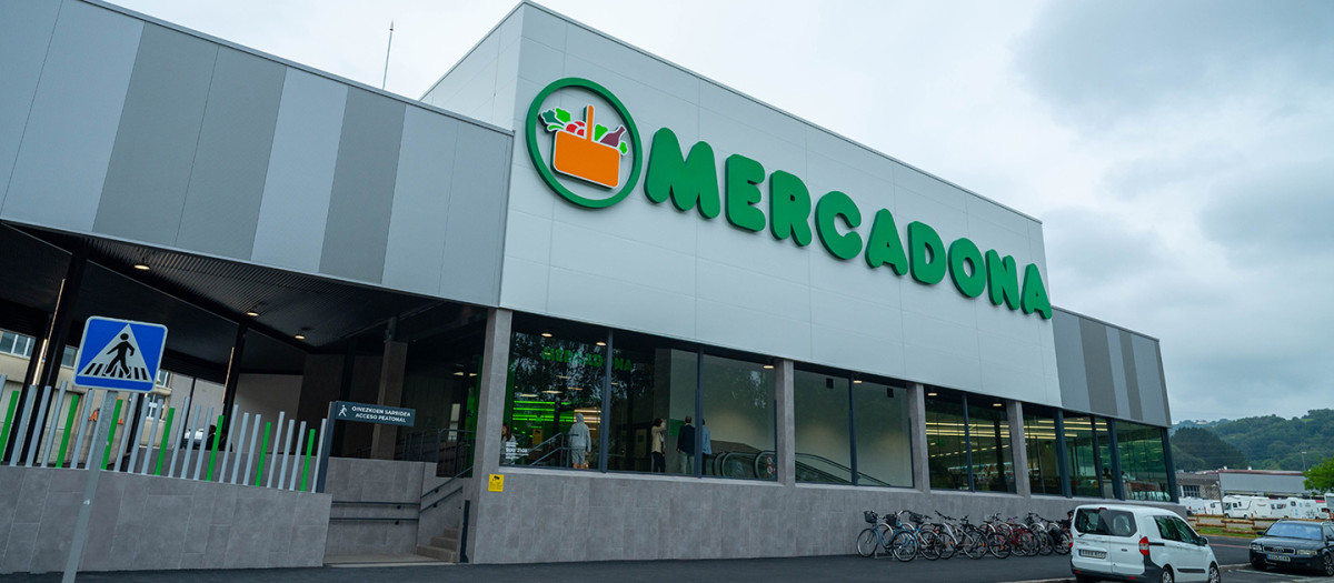 Imagen tomada en un supermercado de Mercadona