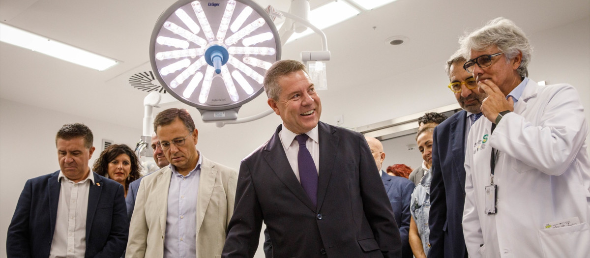 (Foto de ARCHIVO)
El titular del Ejecutivo regional, Emiliano García-Page, visita el nuevo edificio polivalente del Complejo Hospitalario Universitario de Albacete.

REMITIDA / HANDOUT por DAVID ESTEBAN GONZALEZ
Fotografía remitida a medios de comunicación exclusivamente para ilustrar la noticia a la que hace referencia la imagen, y citando la procedencia de la imagen en la firma
05/9/2025