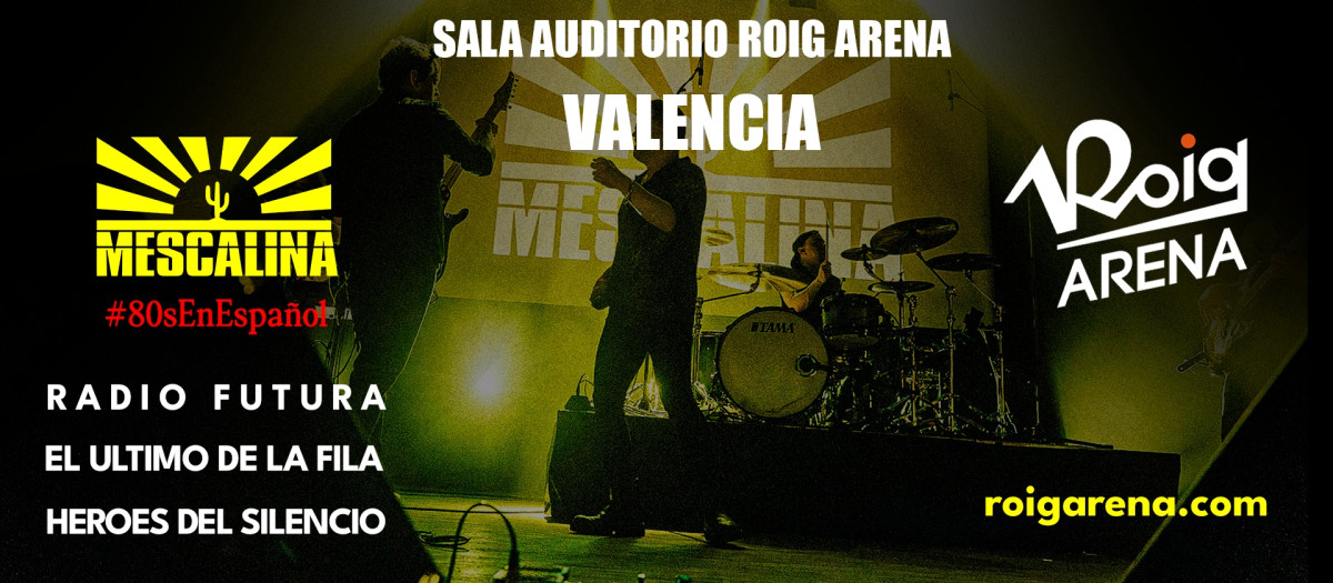 Cartel del concierto de Mescalina