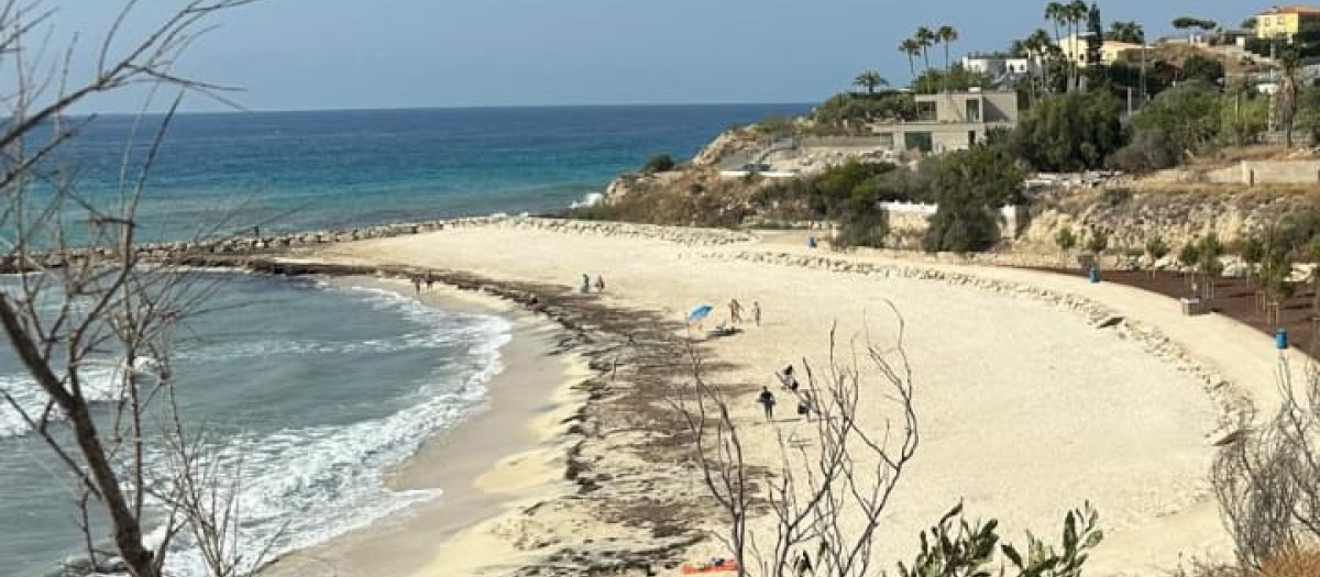 Cala Baeza, en El Campello (Alicante)