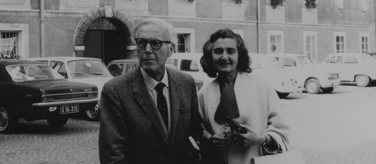 Dietrich von Hildebrand junto con su esposa Alice Jourdain, en los años 60