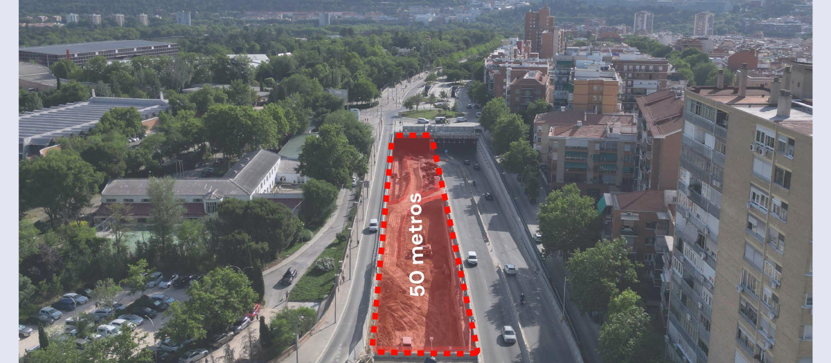 Imagen del tramo en el que se efecturará el corte entre el 3 y el 24 de agosto de 2026